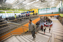 Student Life Center staircase